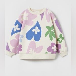 Zara - Flower sweatshirt